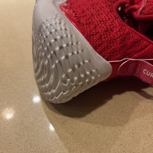Red Steph Curry sneakers men’s 10, insoles are replaced - please see photos - Picture 6 of 9